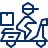 Delivery Motorcycle Icon from Cyber Line Set