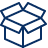 Delivery Package Open Icon from Cyber Line Set