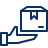 Delivery Recieve Icon from Cyber Line Set