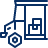 Delivery Truck 1 Icon from Cyber Line Set