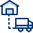 Delivery Truck Destination Icon from Cyber Duotone Set