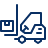 Forklift Icon from Cyber Line Set