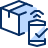 Package Mobile Confirm Icon from Cyber Duotone Set