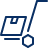 Package Trolley 1 Icon from Cyber Line Set