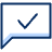 Bubble Chat Check Icon from Cyber Duotone - Free Set