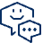 Bubble Chat Double Typing Smiley Face 1 Icon from Cyber Line - Free Set