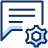 Bubble Chat Text Setting Icon from Cyber Duotone - Free Set