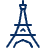 Eiffel Tower Icon from Cyber Line - Free Set