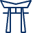 Shrine Gate 1 Icon from Cyber Line - Free Set