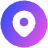 Location Pin Circle Icon from Plump Gradient Set