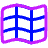 Map Grid Icon from Plump Neon Set