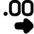 Number Decimal Increase Icon from Plump Remix Set