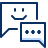 Bubble Chat Double Typing Smiley Face 3 icon - Free transparent PNG, SVG. No Sign up needed.