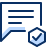 Bubble Chat Text Check Icon from Cyber Duotone Set