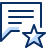 Bubble Chat Text Favorite Star Icon from Cyber Duotone Set
