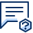 Bubble Chat Text Question Icon from Cyber Duotone Set