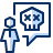 User Chat Skull Icon from Cyber Duotone Set