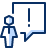 User Chat Warning 1 icon - Free transparent PNG, SVG. No Sign up needed.