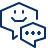 Bubble Chat Double Typing Smiley Face 1 icon - Free transparent PNG, SVG. No Sign up needed.