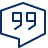 Bubble Chat Quote 2 Icon from Cyber Line Set