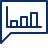 Bubble Chat Statistics 1 Icon from Cyber Line Set