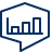 Bubble Chat Statistics 2 Icon from Cyber Line Set