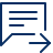 Bubble Chat Text Forward Icon from Cyber Line Set