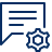 Bubble Chat Text Setting Icon from Cyber Line Set