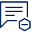Bubble Chat Text Subtract Icon from Cyber Line Set