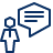 User Chat 6 Icon from Cyber Line Set