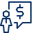 User Chat Dollar Icon from Cyber Line Set
