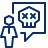 User Chat Skull Icon from Cyber Line Set