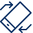 Mobile Phone Auto Rotate Icon from Cyber Line Set