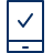 Mobile Phone Check Icon from Cyber Line Set