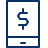 Mobile Phone Dollar Sign Icon from Cyber Line Set