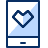 Mobile Phone Favorite Heart Icon from Cyber Duotone Set