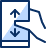 Mobile Phone Flick Scroll Icon from Cyber Duotone Set