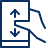 Mobile Phone Flick Scroll Icon from Cyber Line Set