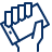 Mobile Phone Hand Holding Icon from Cyber Line Set