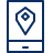 Mobile Phone Map Icon from Cyber Line Set