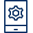 Mobile Phone Setting Icon from Cyber Line Set
