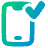 Phone Check Confirm Icon from Plump Gradient Set