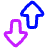 Mobile Data On Icon from Plump Neon Set