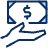 Cash Hand 4 Icon from Cyber Duotone - Free Set