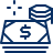 Bank Note Coin Stack Icon from Cyber Line Set