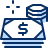 Bank Note Coin Stack Icon from Cyber Duotone Set
