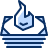 Bank Notes Fire Icon from Cyber Duotone Set