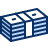 Bank Notes Stack Icon from Cyber Duotone Set