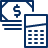 Cash Calculator Icon from Cyber Line Set