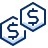 Coins Icon from Cyber Duotone Set